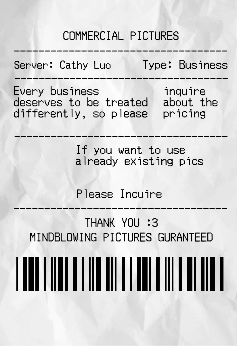 Pricing receipt 2